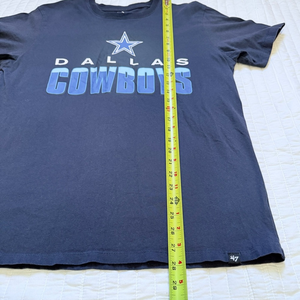 ‘47 Brand Men’s Dallas Cowboys Navy Tee Sz Large - Picture 3 of 5